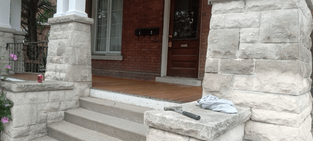 Front porch deck refinished — after